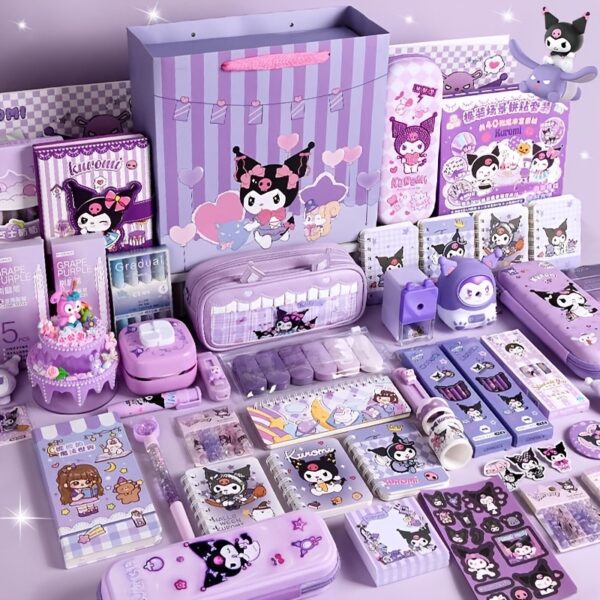 [Stationery Set] Sanrio for kuromi Stationery Set | Complete Learning Supplies Kit | Student | Stationery Gift Box - Image 2