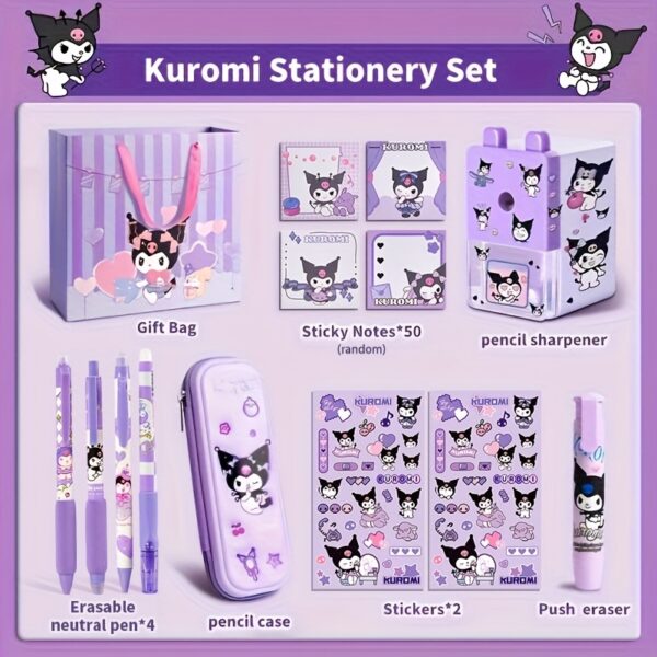 [Stationery Set] Sanrio for kuromi Stationery Set | Complete Learning Supplies Kit | Student | Stationery Gift Box - Image 5