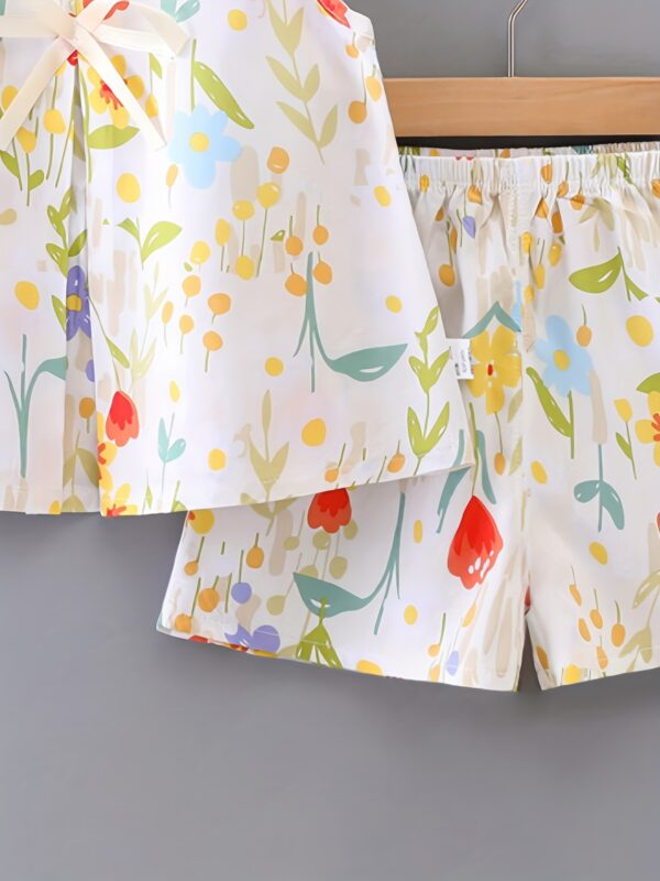 Two-Piece Girl Fashion Casual Summer Vest Set, Perfect for Outdoor - Image 7