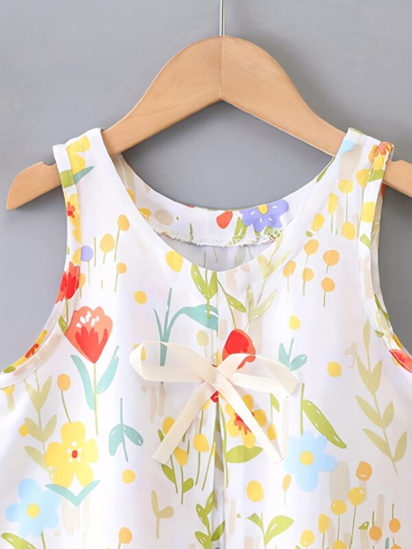 Two-Piece Girl Fashion Casual Summer Vest Set, Perfect for Outdoor - Image 6